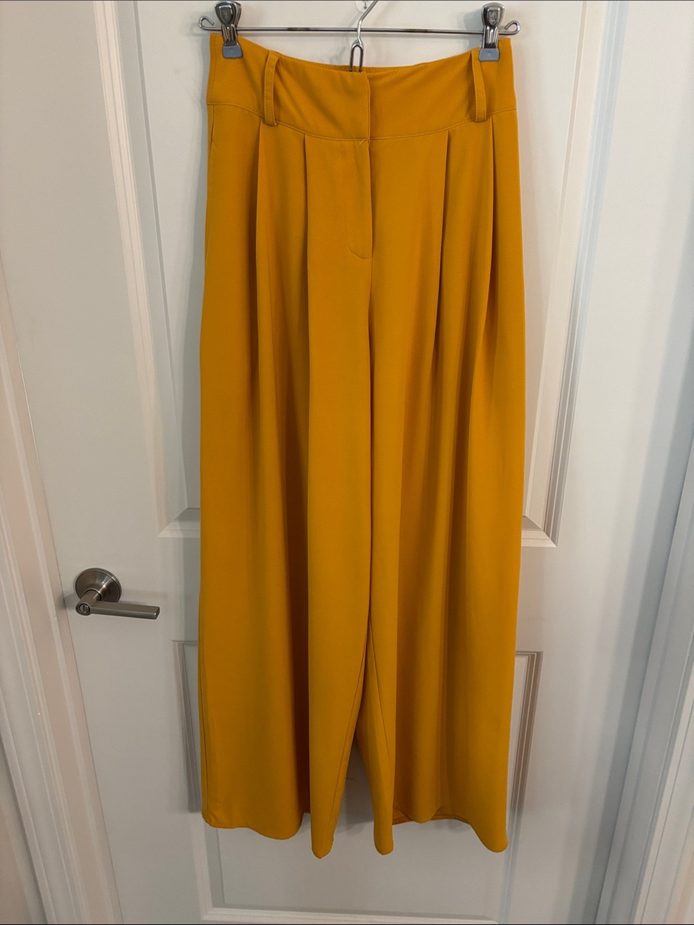 Flying Tomato Wide-Leg Mustard Women's Pants